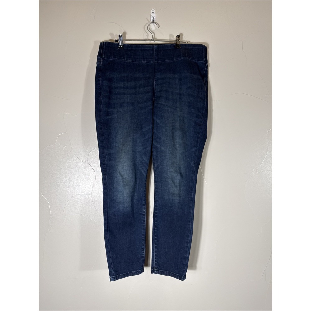 Simply Vera Wang Women's Tapered Cropped Pull On Jeans Size 12